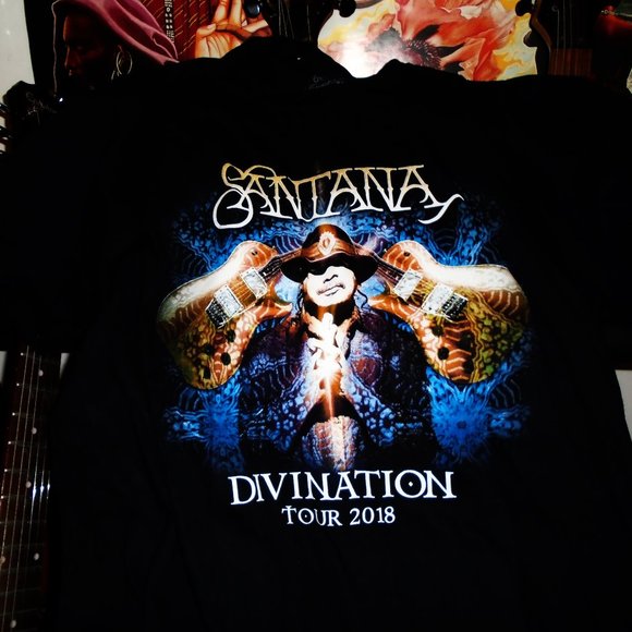 carlos santana divination 2018 new official 2xl santana mdse - latin rock guitar - Picture 1 of 5